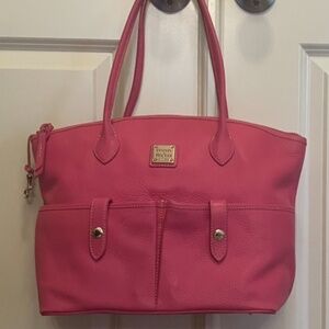 Dooney & Bourke All-Weather Leather Large Crescent Multi-pocket Tote